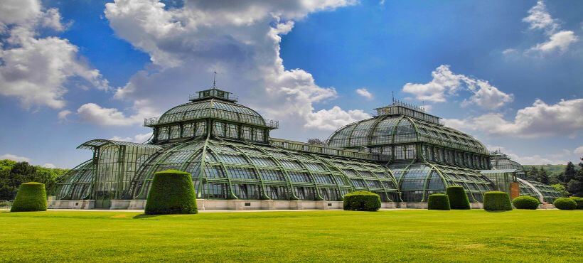 Außenansicht des Palmenhaus